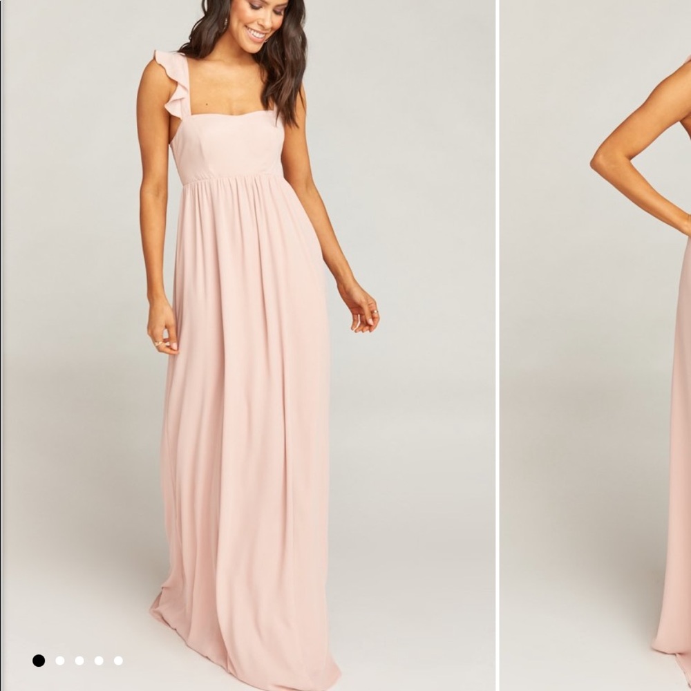Show me your mumu dusty rose June maxi dress